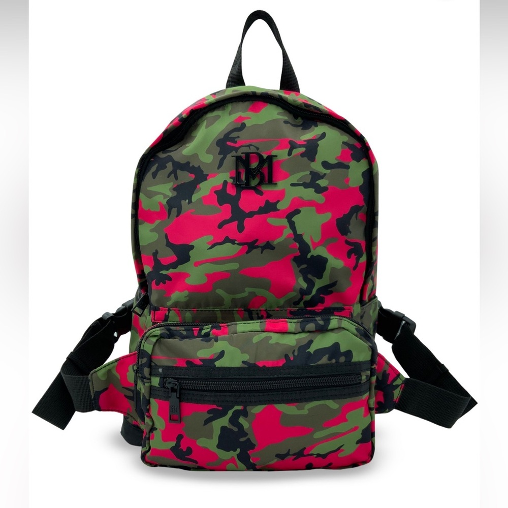 Badgley Mischka Pink Camo back pack